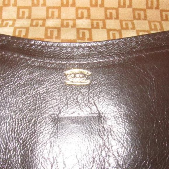 RARE Gucci Brown Square G Logo Print Suede Leather - Picture 12 of 12